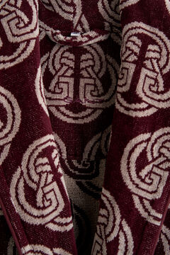 Monogram Robe — DARKENED WINE 1