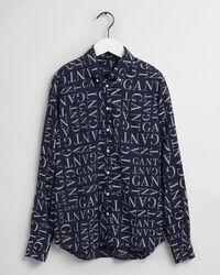 Regular Fit Typography Print Shirt