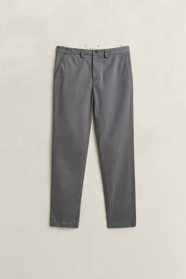 Slim Fit Comfort Chinos — DUSKY ANTHRACITE