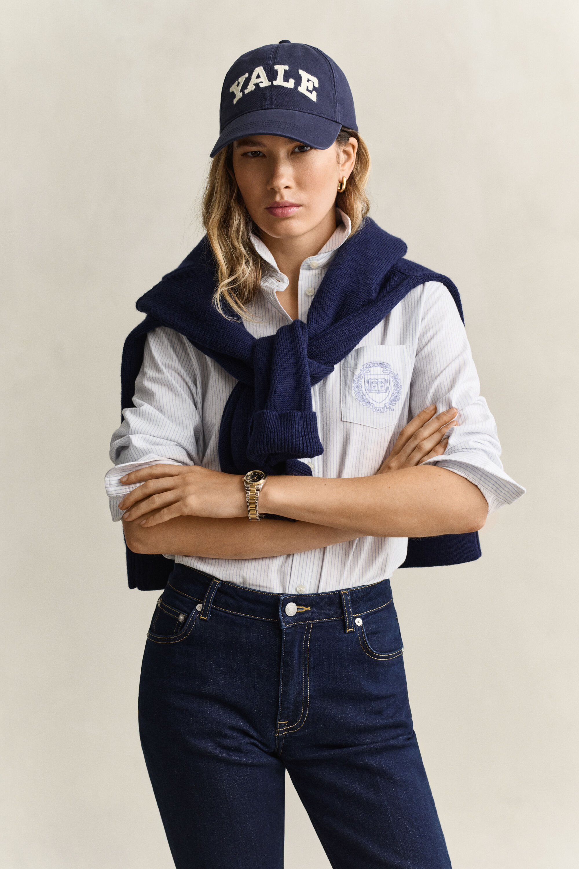 Gant x Yale Striped Oxford Shirt