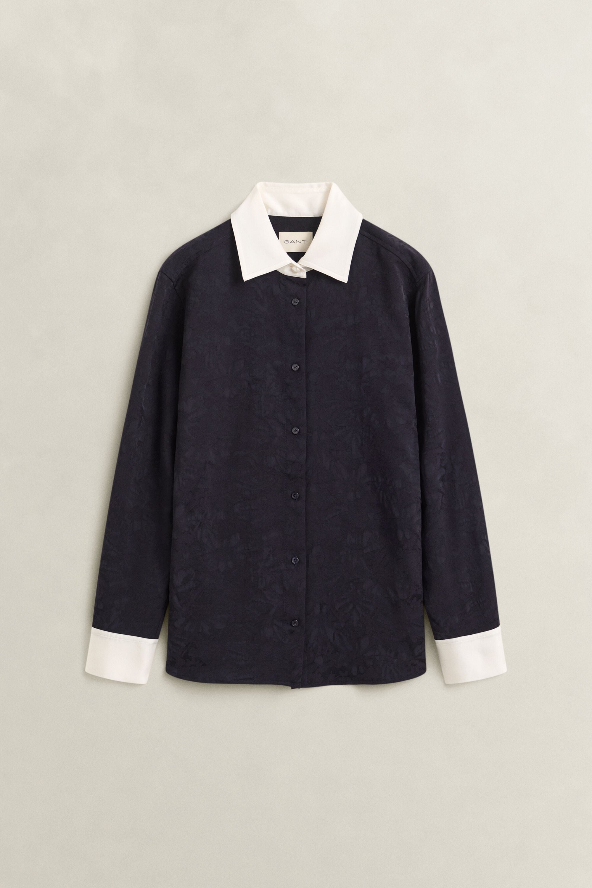 Jacquard Shirt — EVENING BLUE