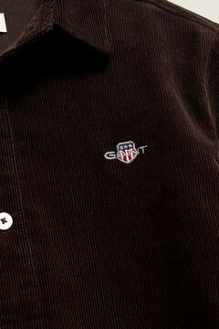 Teen Boys Corduroy Shirt — SHADOW BROWN 1