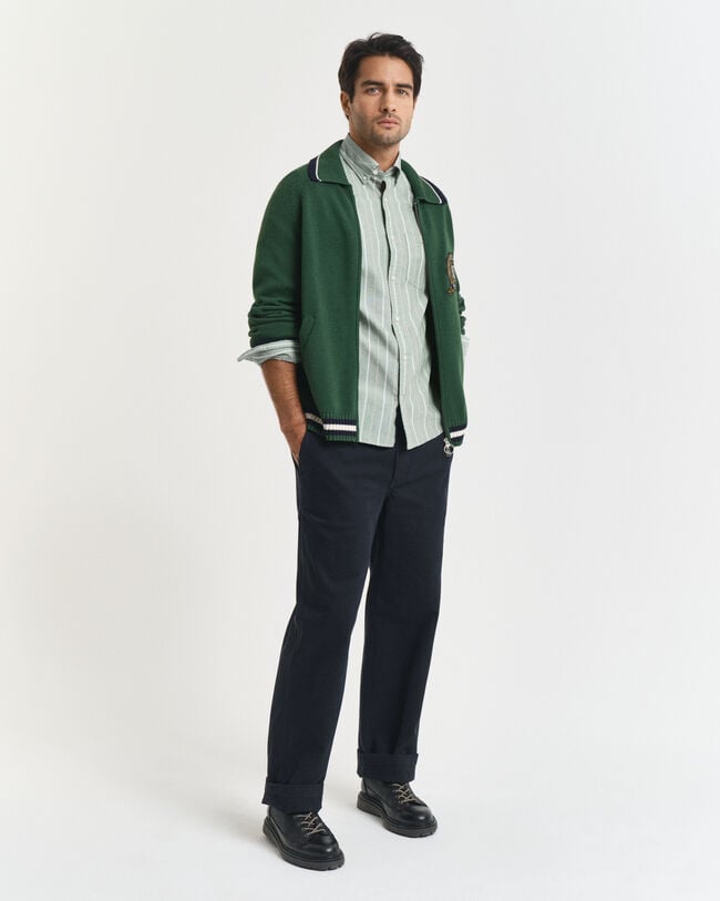 Regular Fit Striped Classic Oxford Shirt