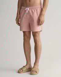 Classic Fit Seersucker Swim Shorts