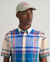 Regular Fit Indian Madras Short Sleeve Shirt