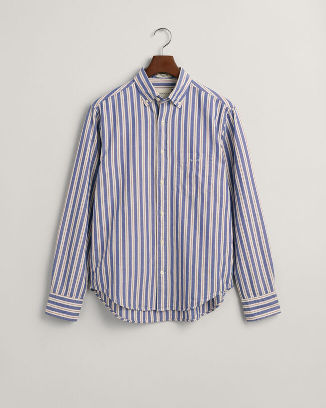 Regular Fit Striped Archive Oxford Shirt
