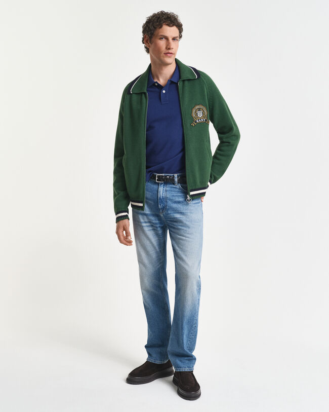 Regular Fit Shield Piqué Polo Shirt