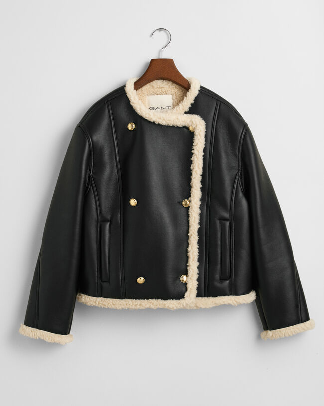 Faux Shearling Short Jacket