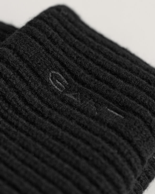 Ribbed Wool Beanie
