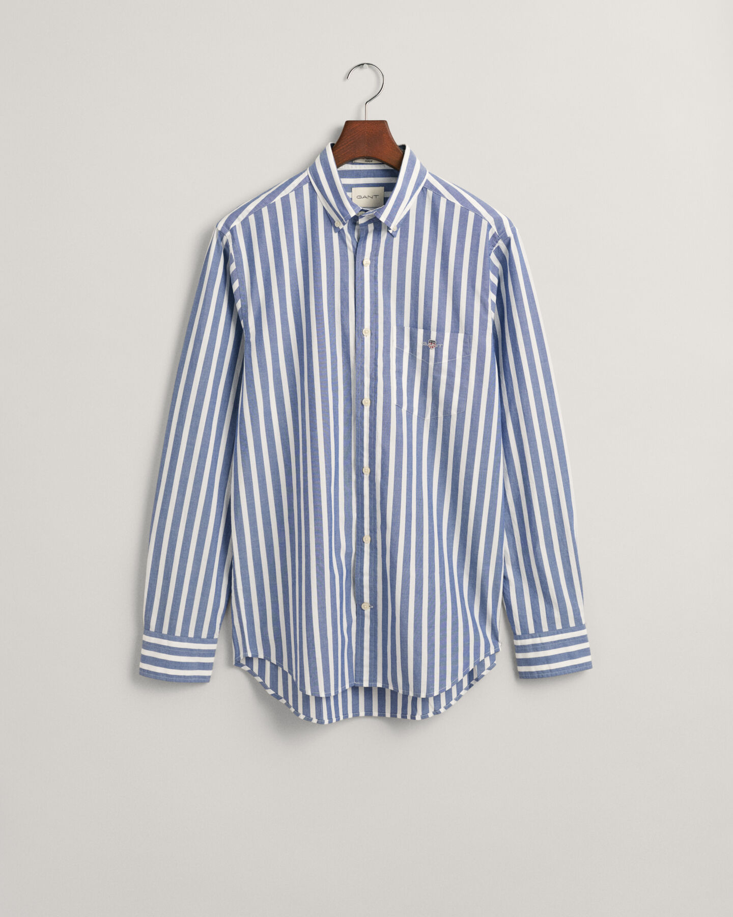 Regular Fit Wide Striped Poplin Shirt