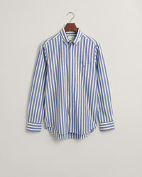 Regular Fit Wide Striped Poplin Shirt