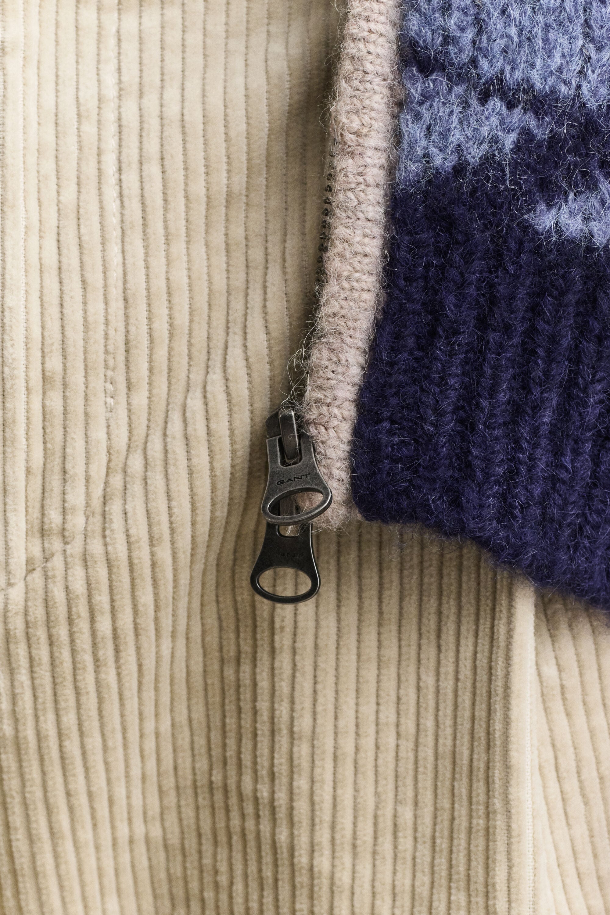 Alpaca Wool Blend Jacquard Zip Cardigan