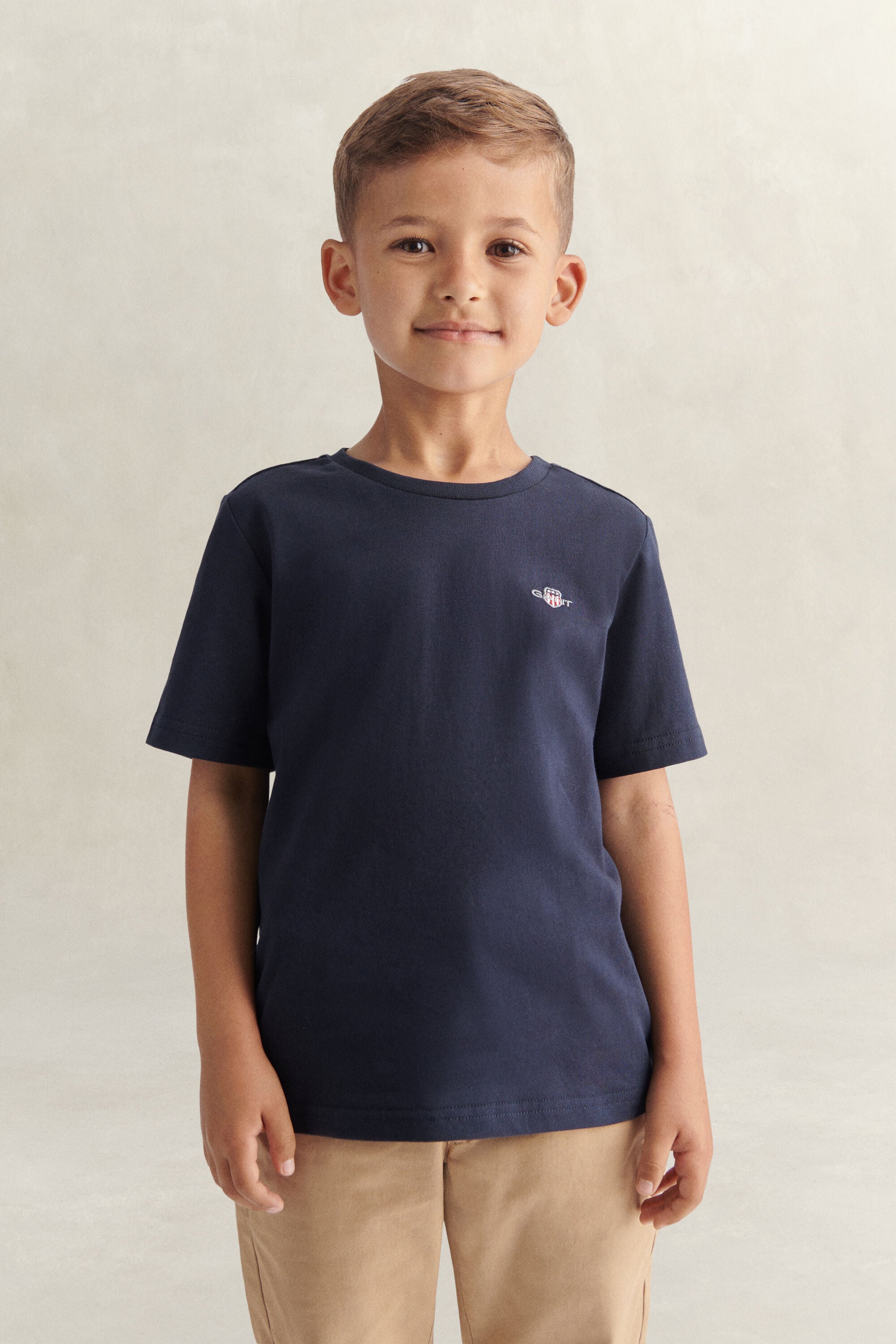 Kids Shield T-Shirt — EVENING BLUE