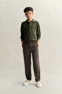 Teen Boys Chinos — SHADOW BROWN 5