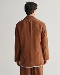 Relaxed Fit Silk Suit Blazer