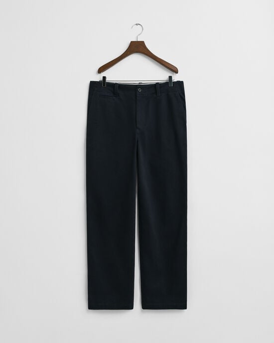 Relaxed Fit Cotton Twill Chinos