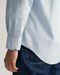 Relaxed Fit Pinstripe Oxford Shirt