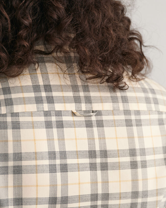 Slim Fit Dart Checked Shirt