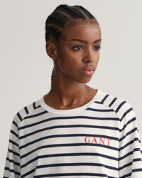 Logo Striped Long Sleeve T-Shirt