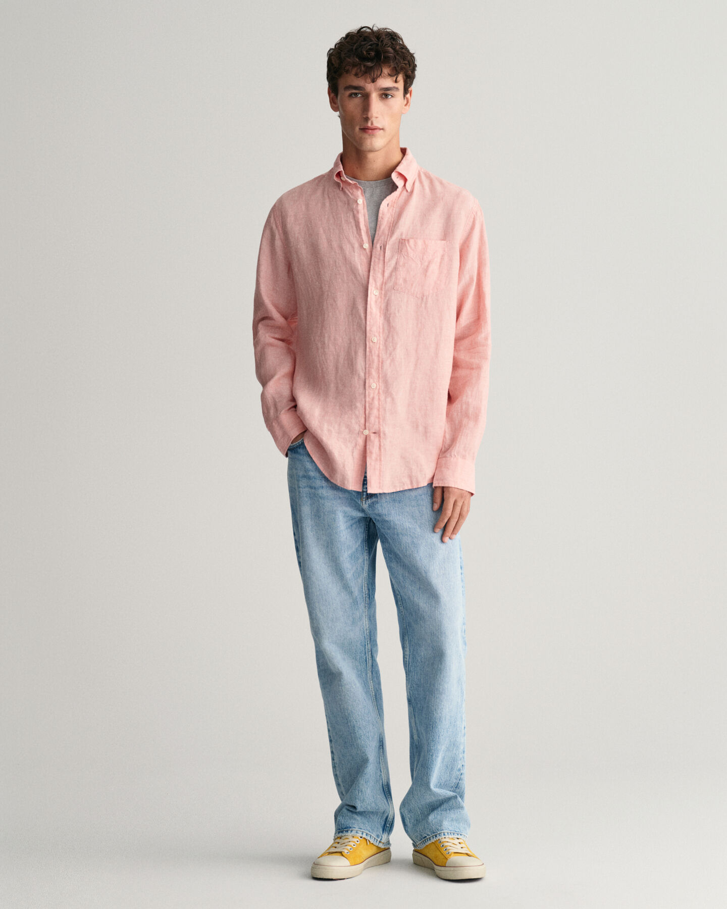 Regular Fit Linen Shirt