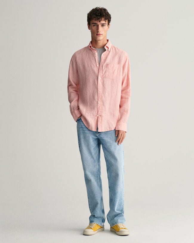 Regular Fit Linen Shirt