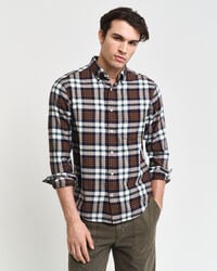 Regular Fit Plaid Flannel Shirt