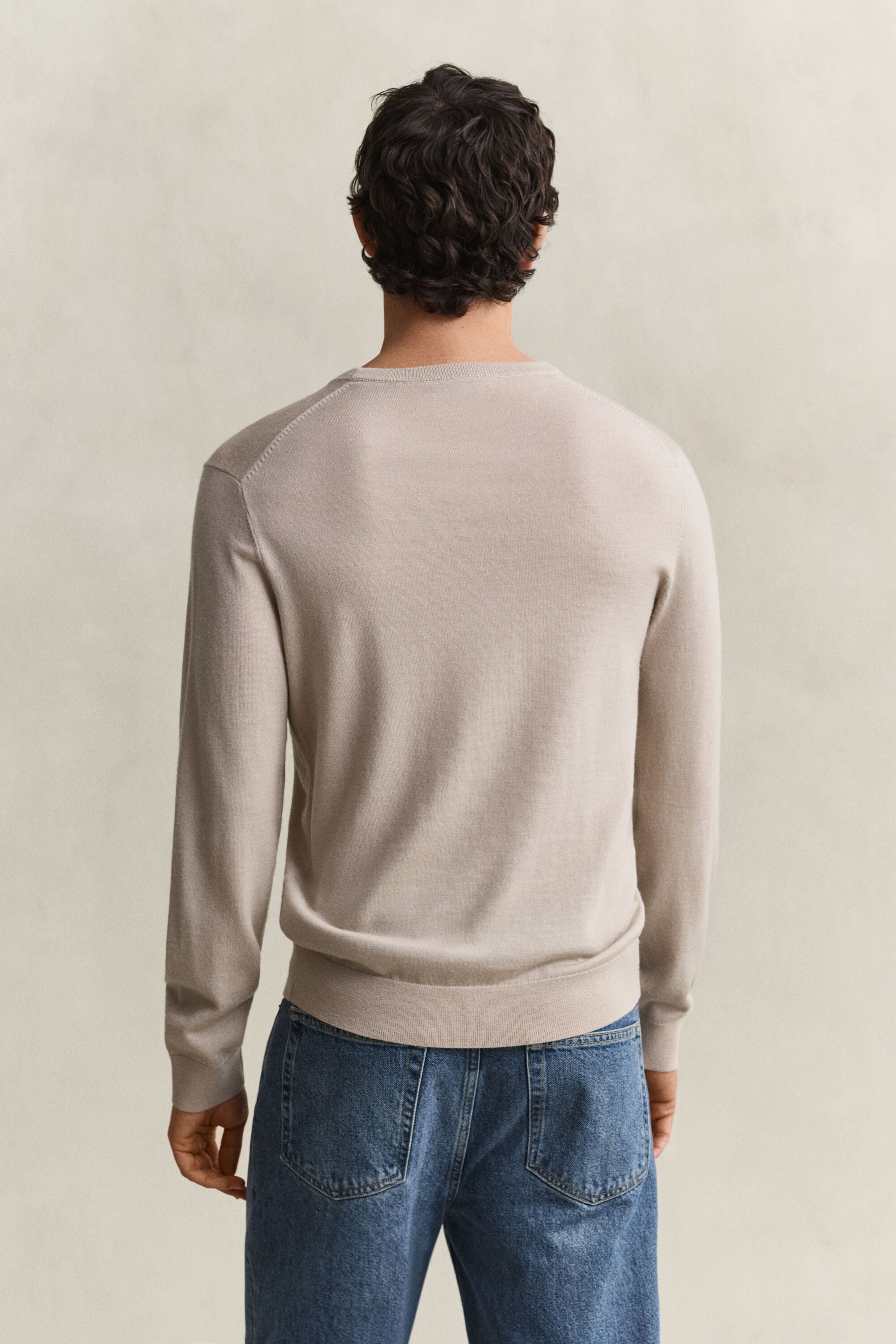 Merino Wool Crew Neck Sweater