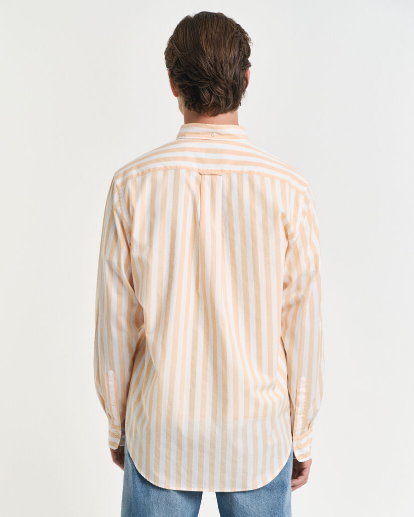 Regular Fit Striped Classic Poplin Shirt