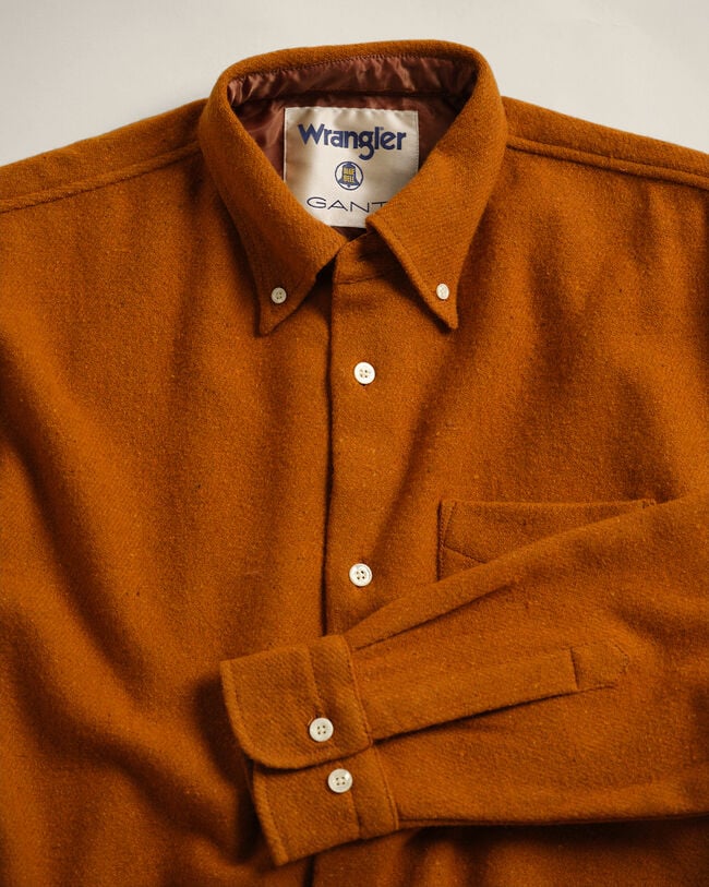 GANT x Wrangler Relaxed Fit Wool Shirt
