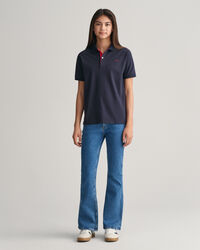 Teens Contrast Piqu&eacute; Polo Shirt