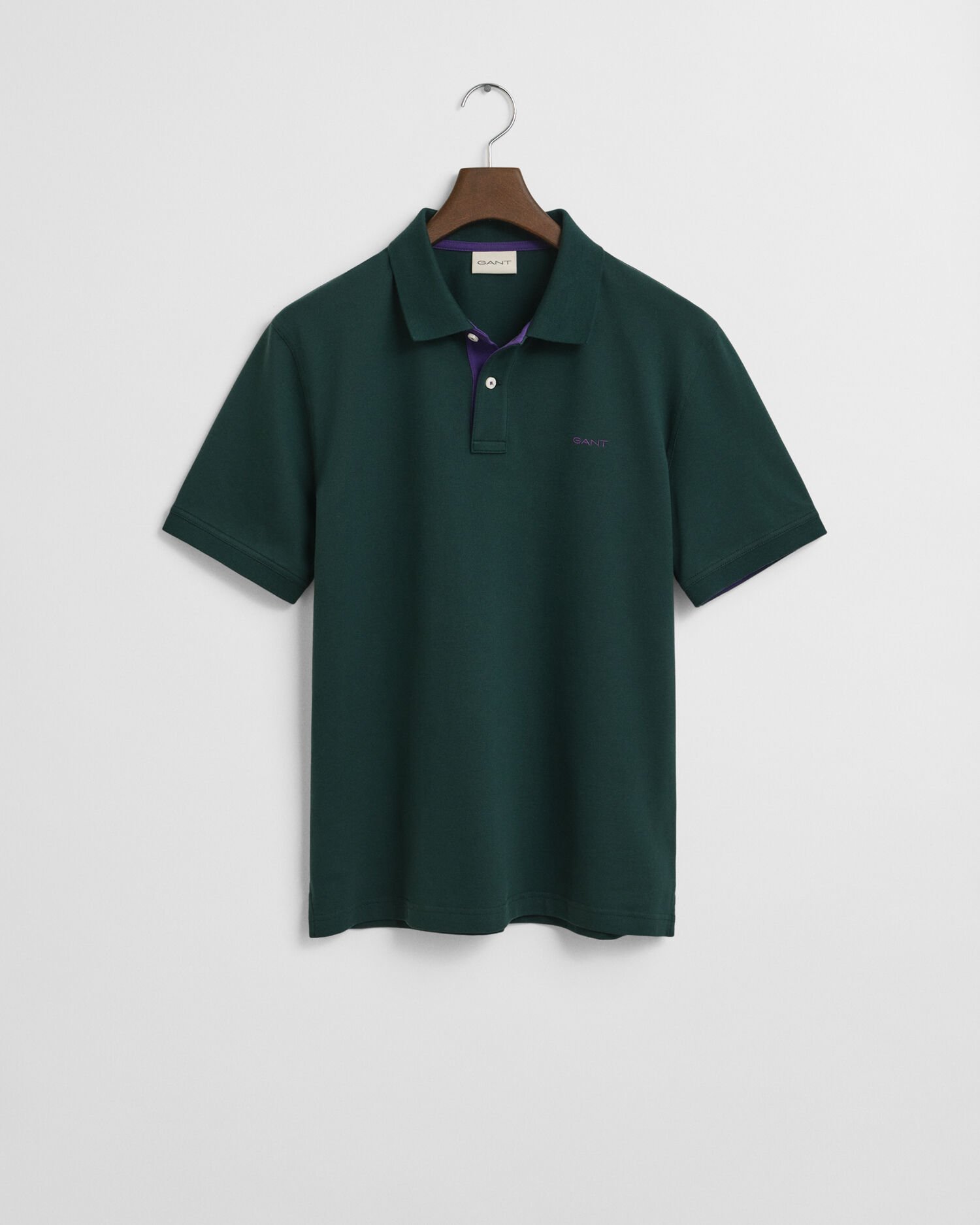 Contrast Piqué Polo Shirt