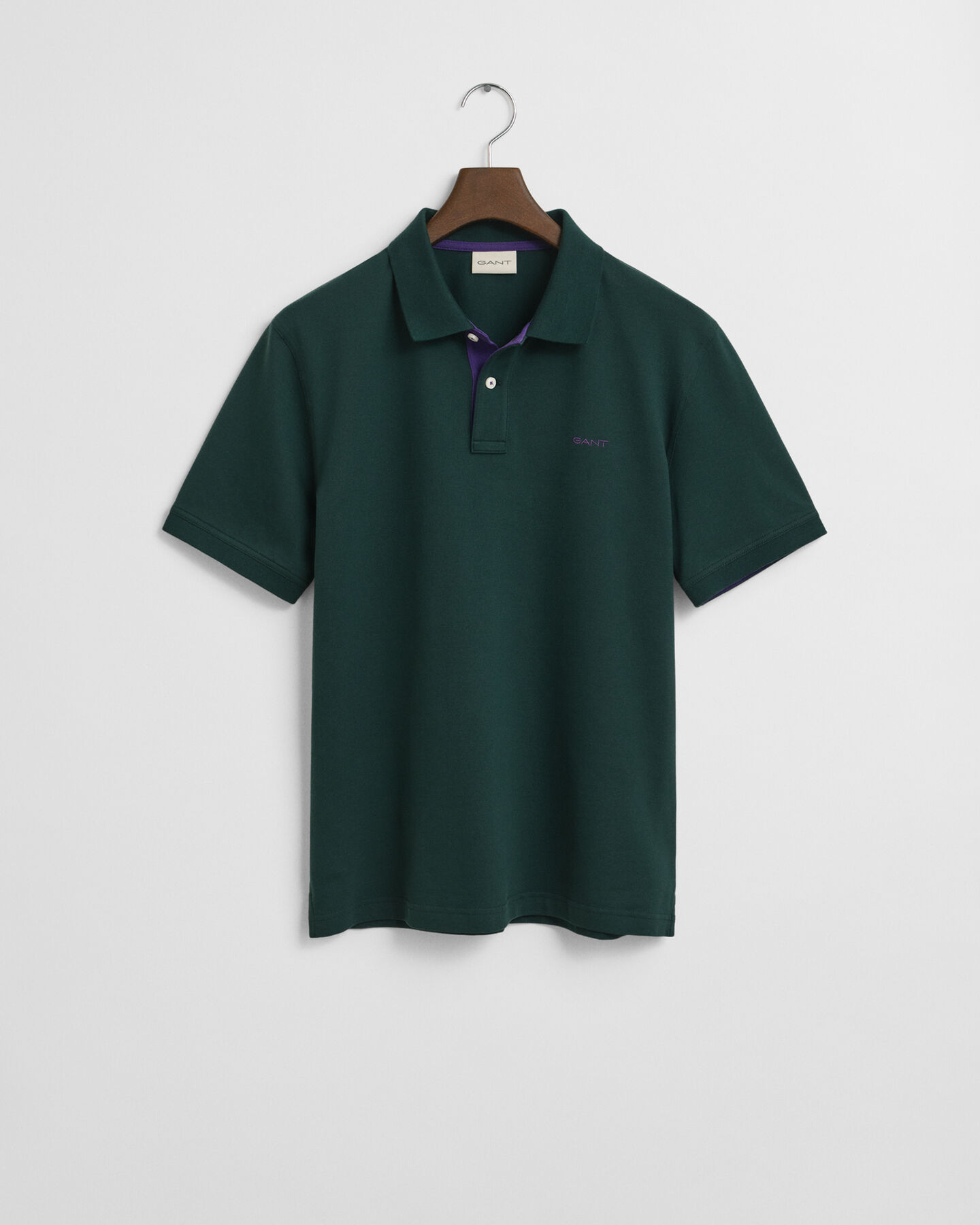 Contrast Piqué Polo Shirt
