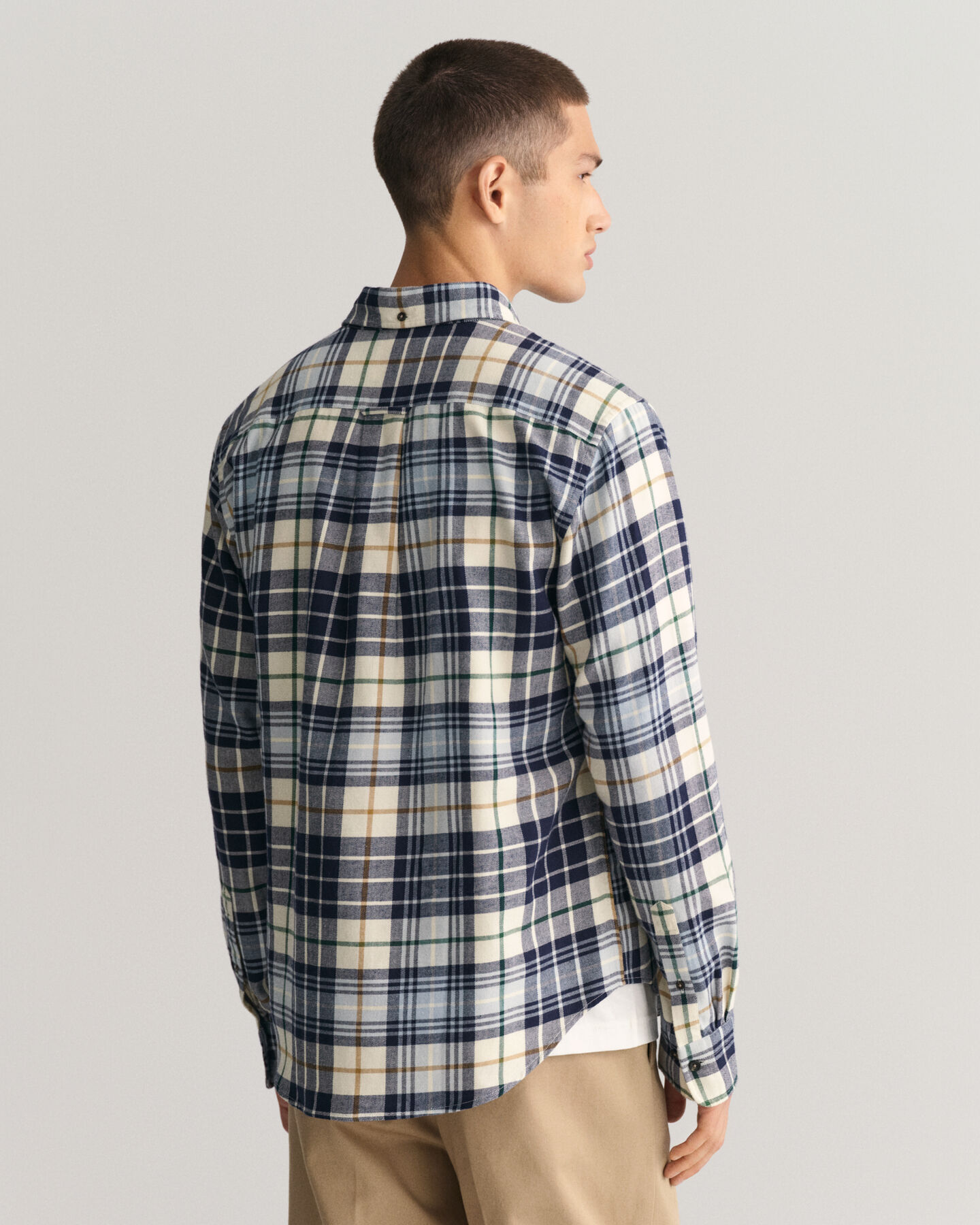 Regular Fit Plaid Flannel Checked Shirt