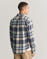 Regular Fit Plaid Flannel Checked Shirt