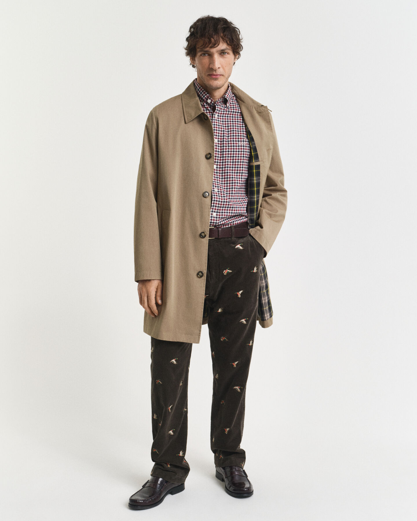 Regular Fit Gingham Twill Shirt