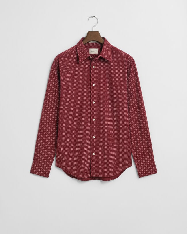 Regular Fit Micro Print Shirt