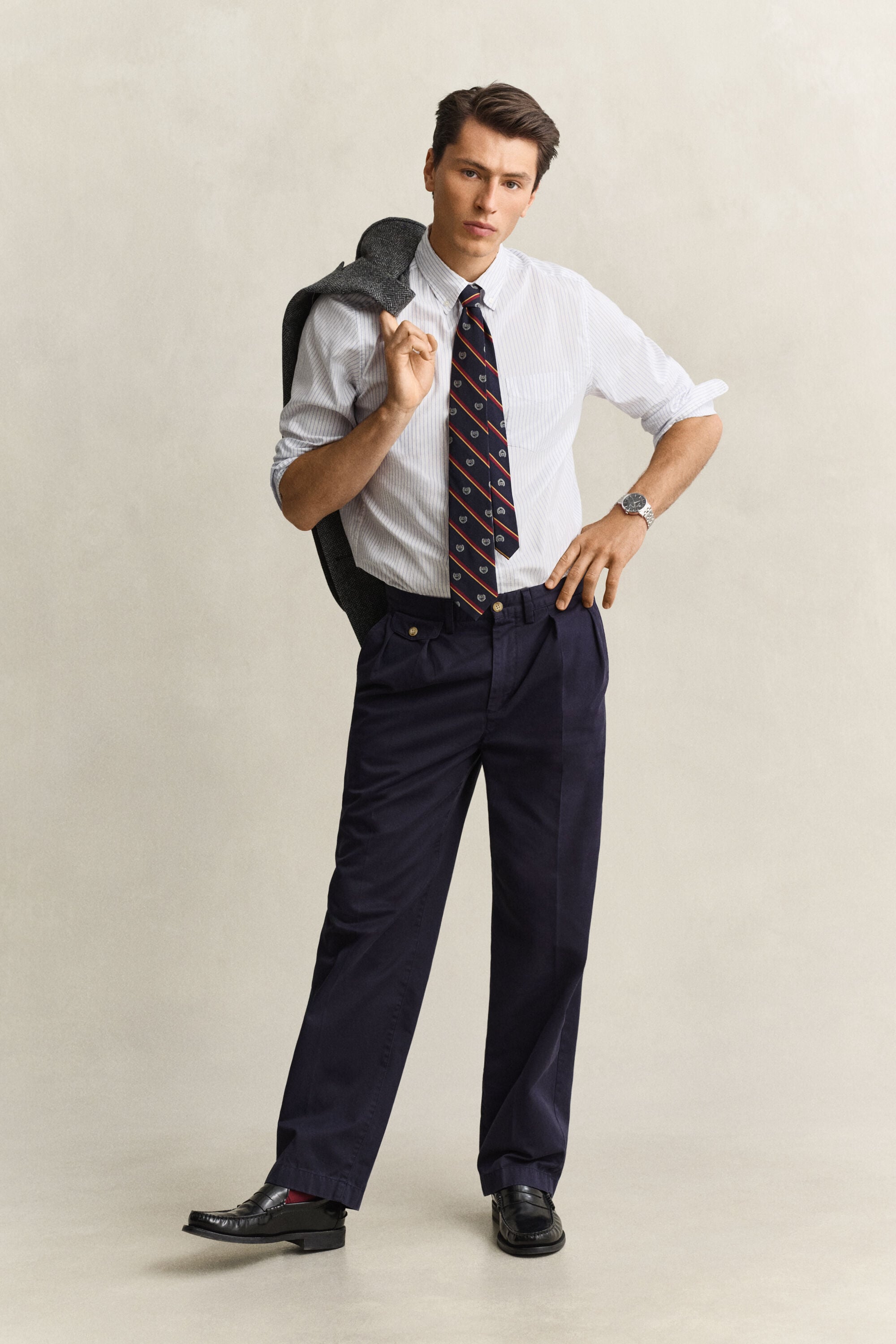 Gant x Yale Striped Oxford Shirt