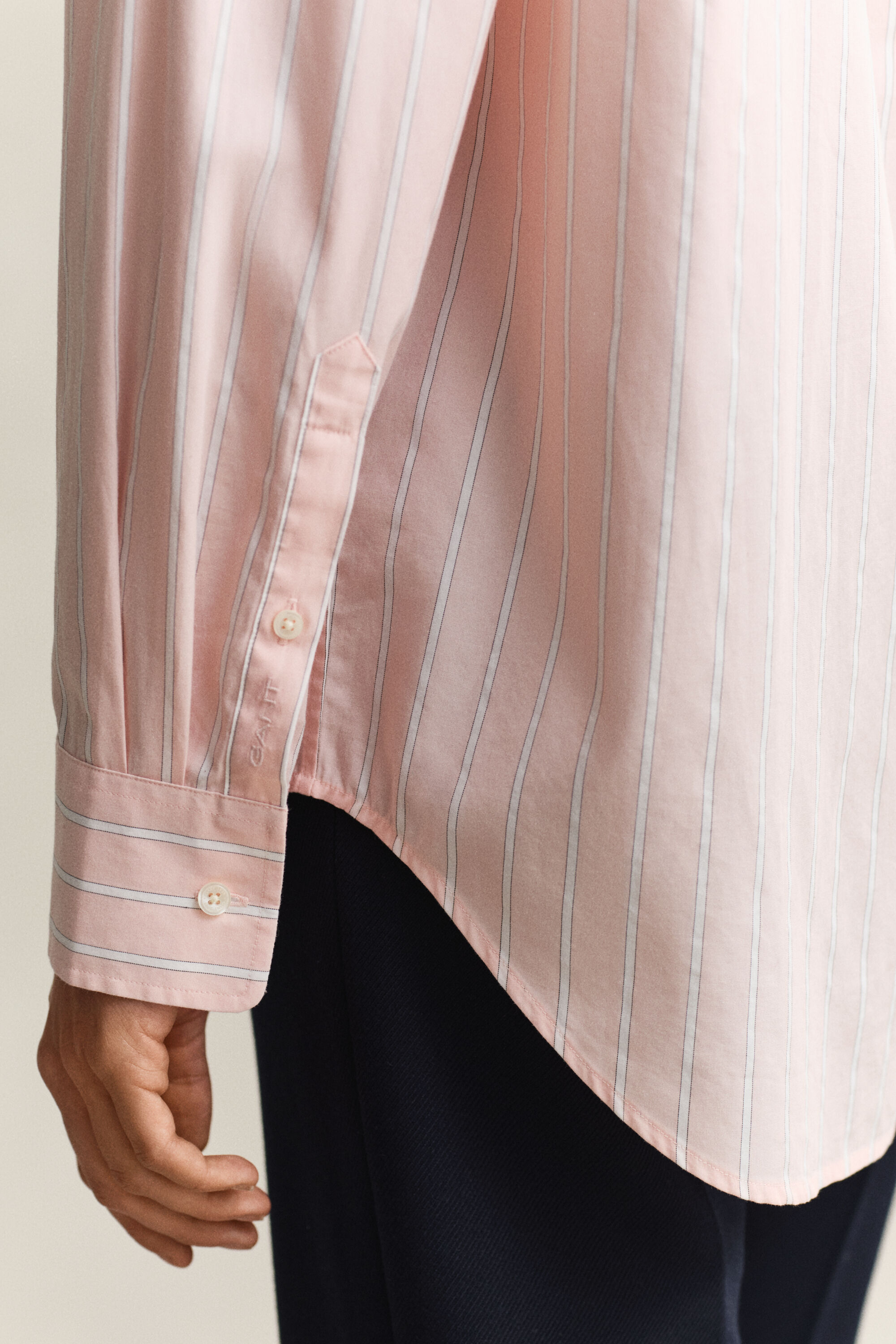 Relaxed Fit Classic Striped Poplin Shirt
