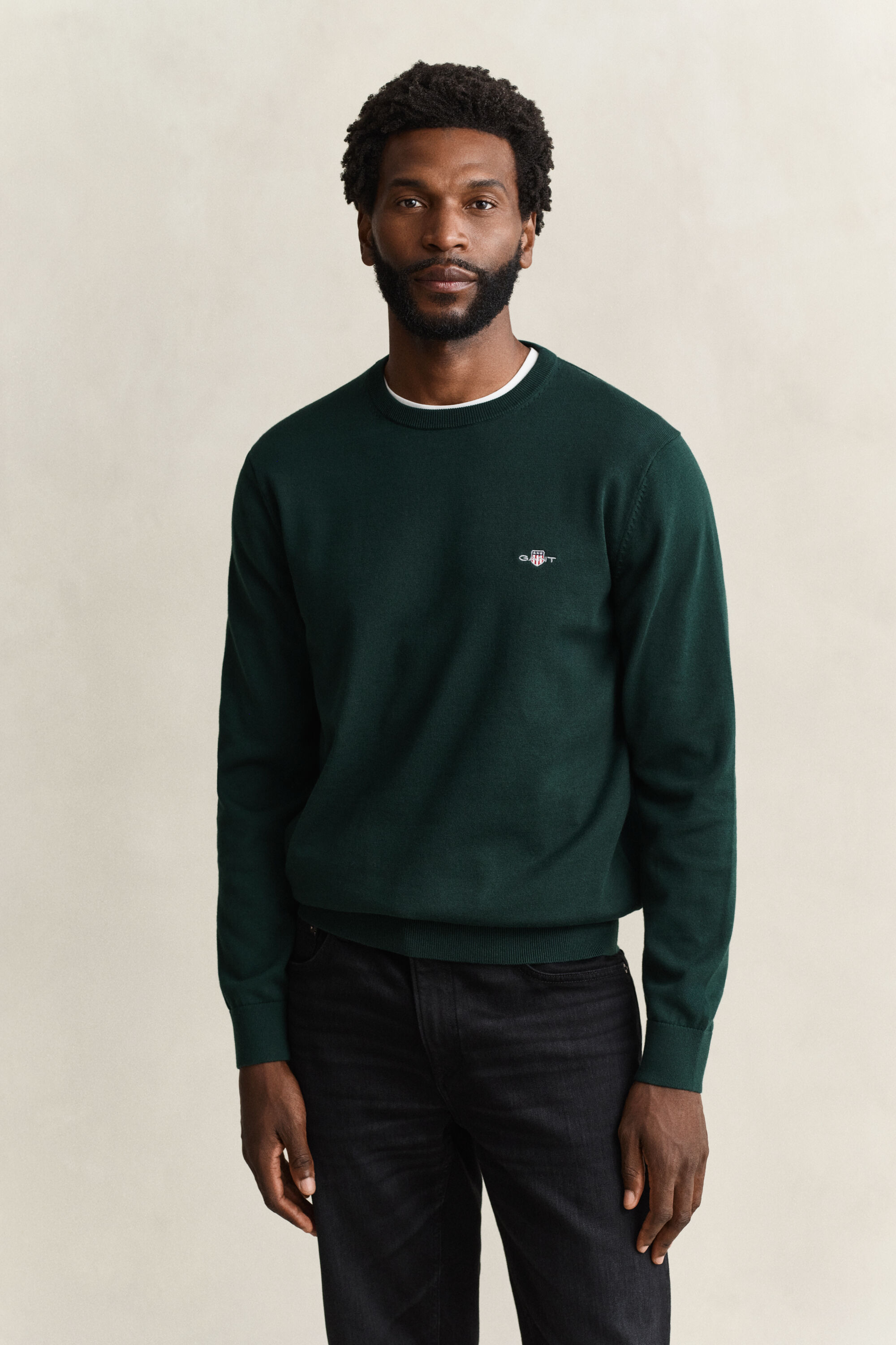 Cotton Crew Neck Sweater