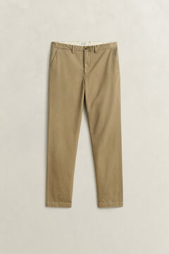 Slim Fit Comfort Chinos — LIGHT TAUPE 1