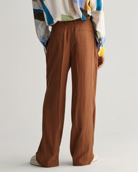 Relaxed Fit Silk Suit Pants