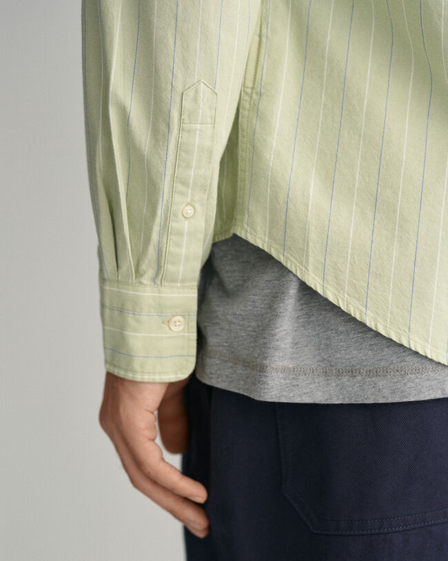 Regular Fit Striped Archive Oxford Shirt