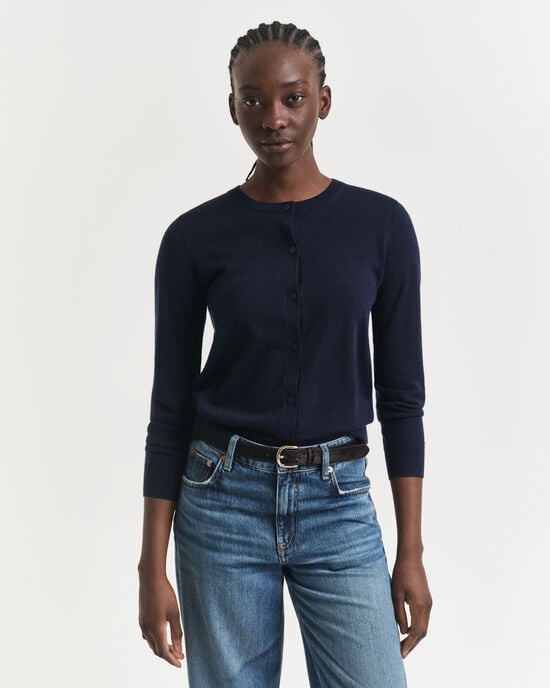 Extra Fine Merino Wool Cardigan