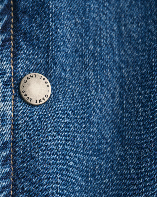 Denim Varsity Jacket