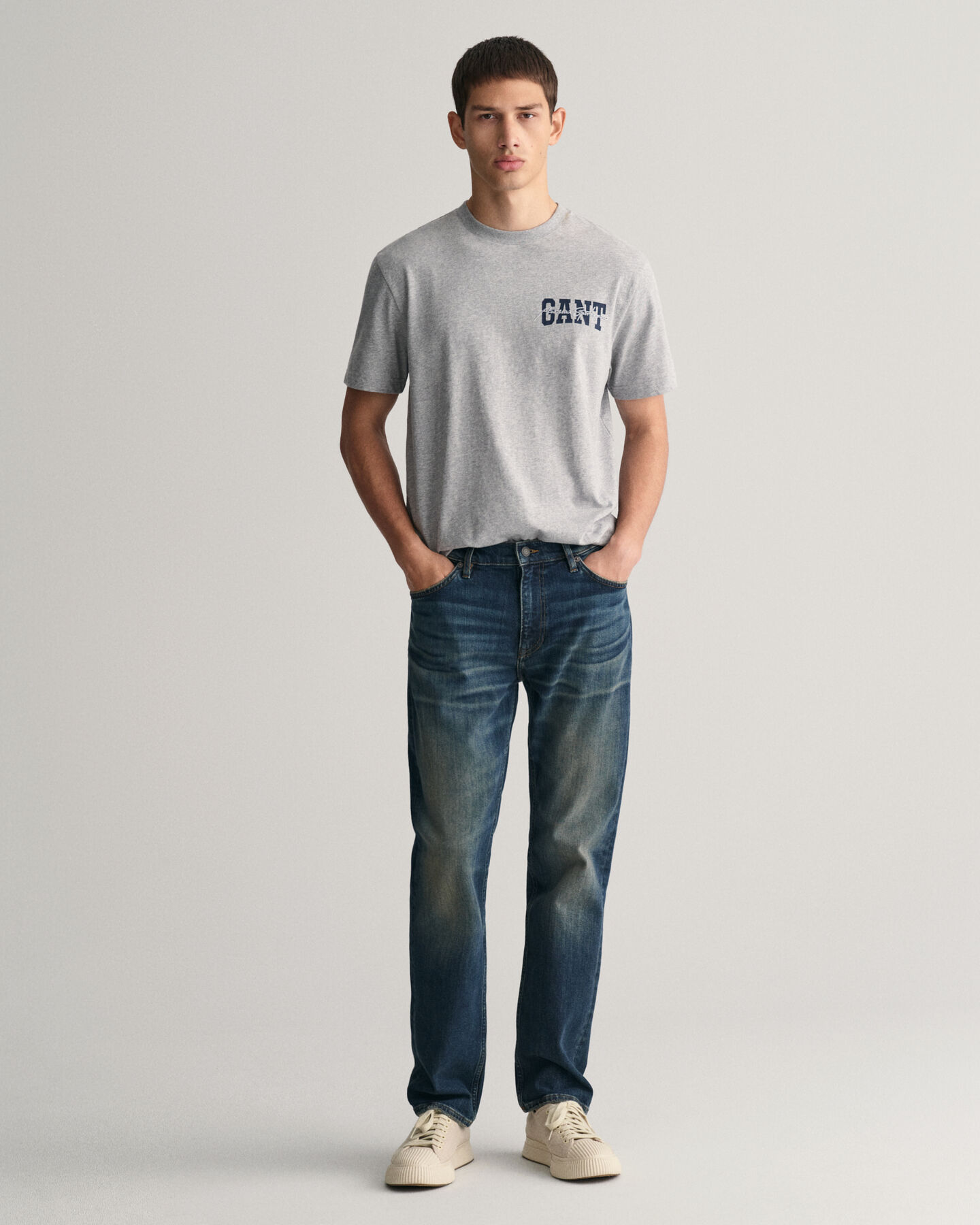 Regular Fit Archive Wash Jeans