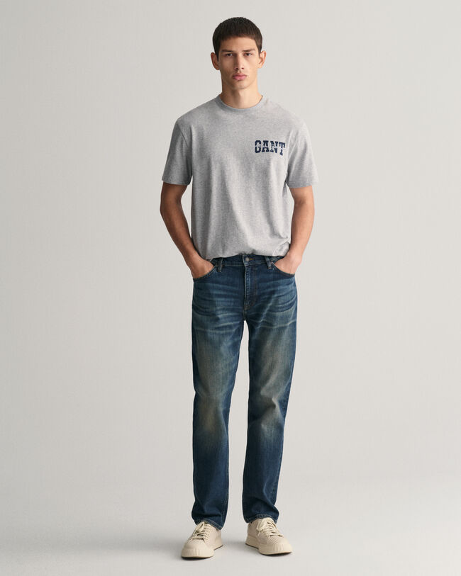 Regular Fit Archive Wash Jeans