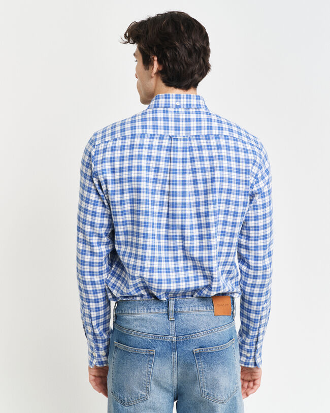 Regular Fit Checked Flannel Shirt