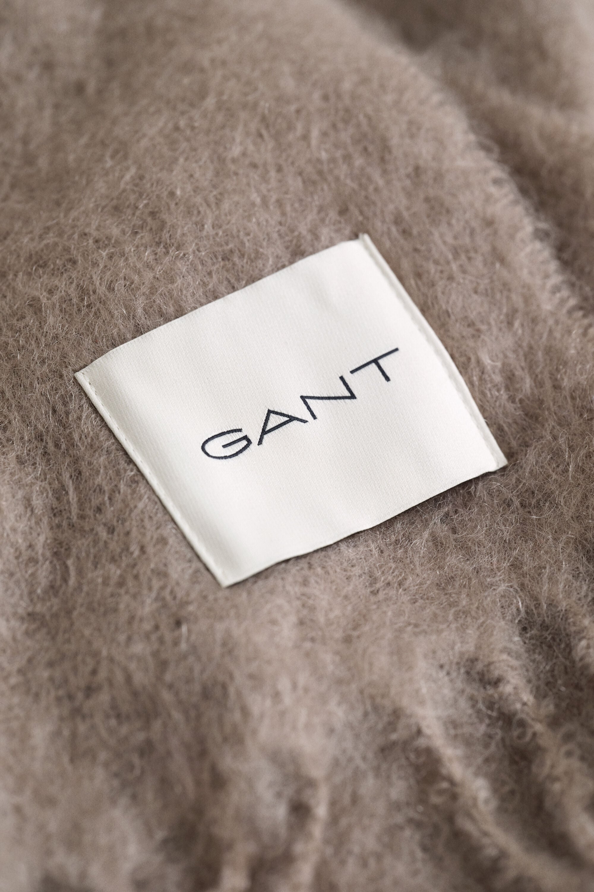 Mohair Scarf — MIST TAUPE