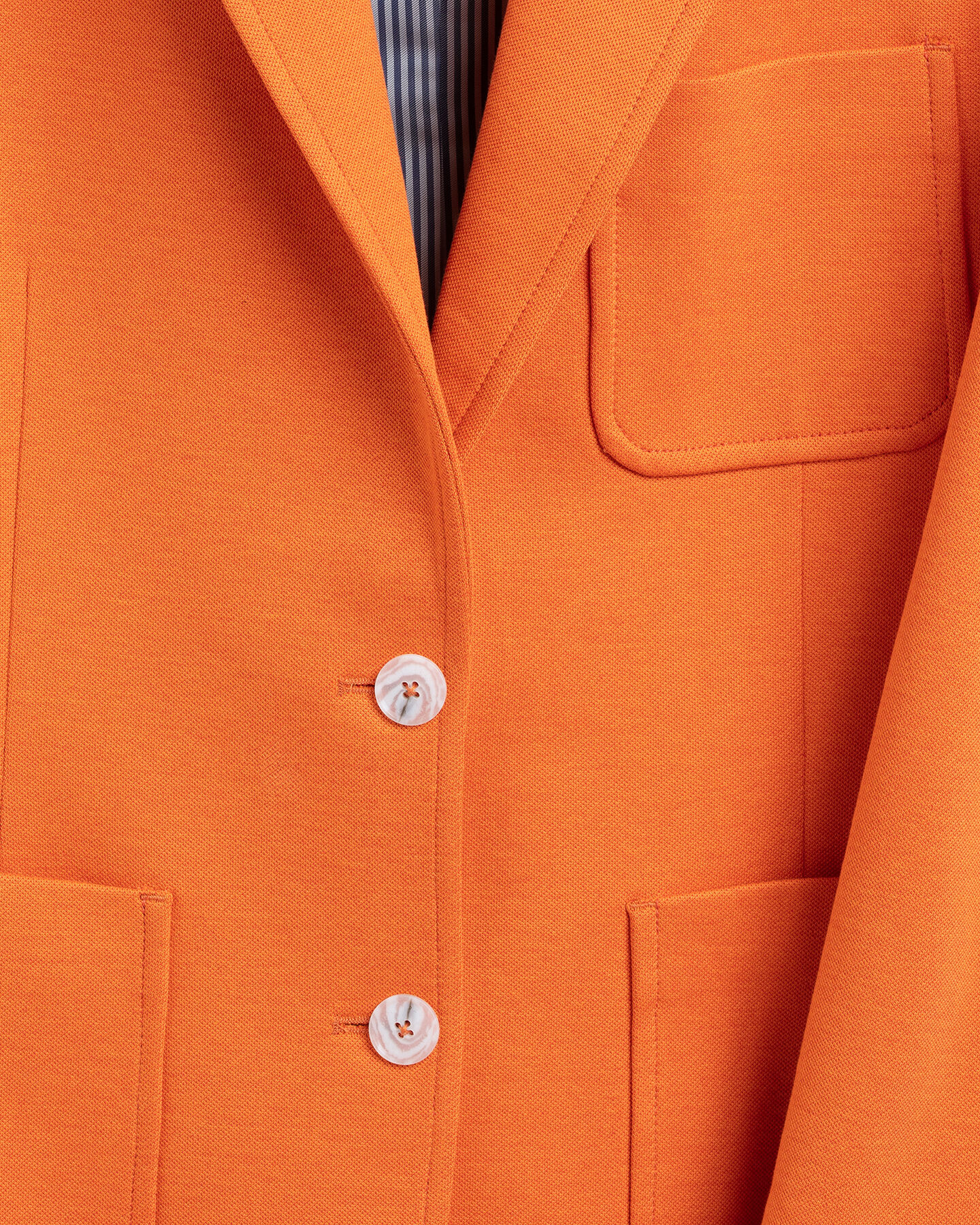 Regular Fit Melange Jersey Blazer