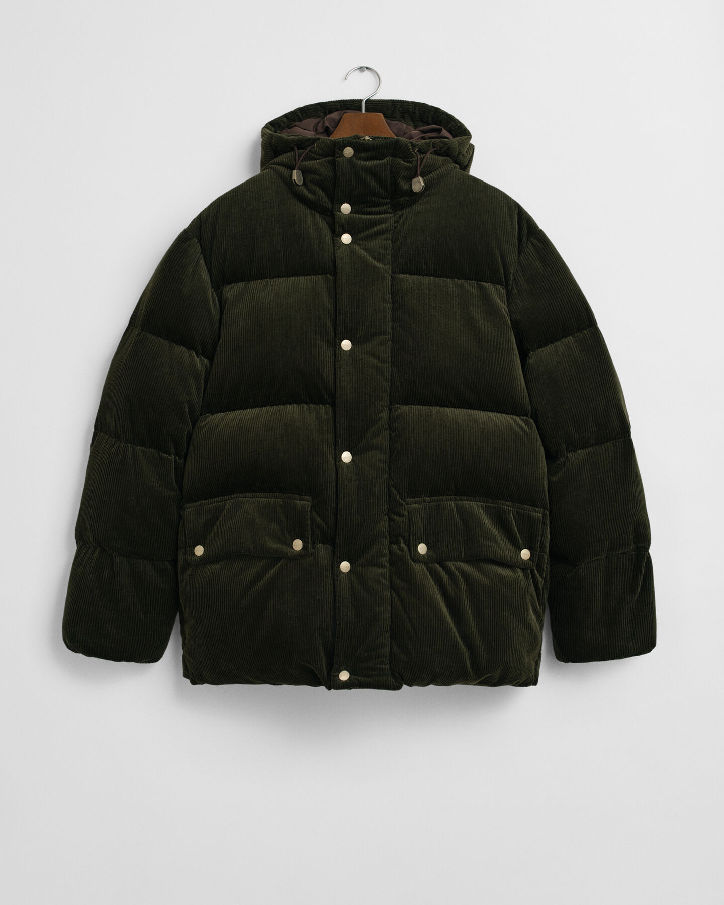 Corduroy Down Puffer Jacket